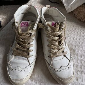 Limited edition Gold Goose mid-star sneakers